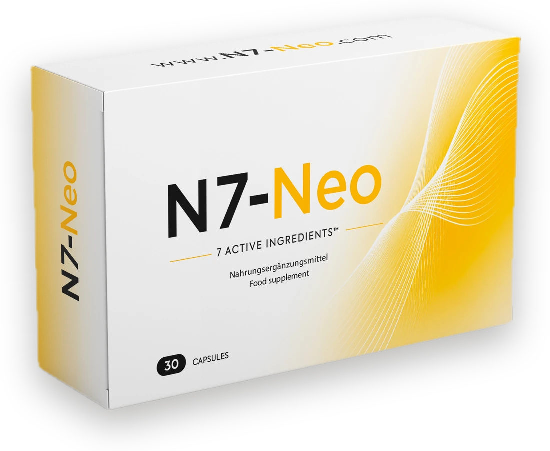 Boîte de N7-Neo, 30 gélules, complément alimentaire aux 7 actifs